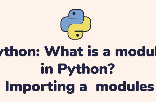 What is a modules in Python?